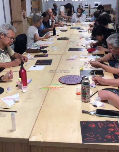 Mandalas a mão, pintura