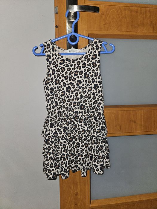Sukienka panterka HM r.98/104
