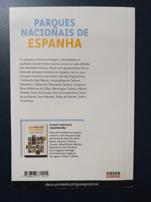 Livro "Parques Nacionais de Espanha" da Deco Proteste Novo