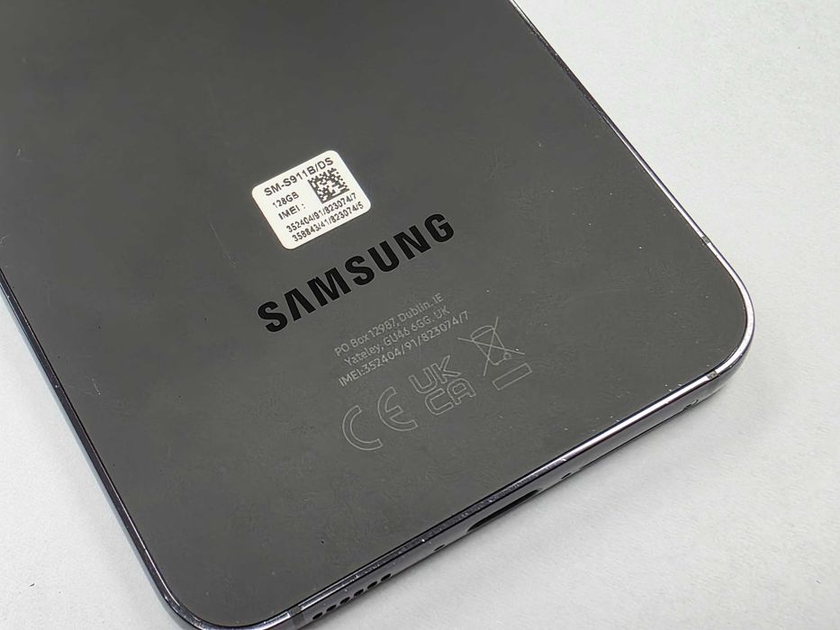 Samsung Galaxy S23 Dual SIM/ 8GB/ 128GB/ Phantom Black/ Grade B do C+/ + ładowarka/ technicznie OK/ GW 12 MSC