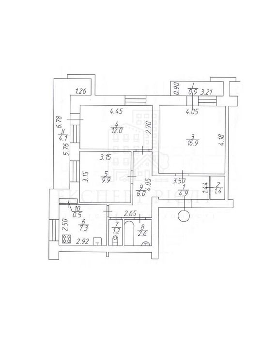 RLT V01 Продам 3 кімнатну квартиру по пр. Миру 215, Ремзавод