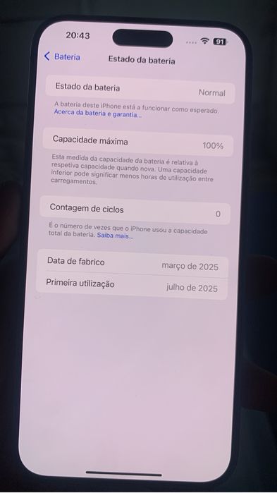 Iphone 15 pro max 256gb (novo)