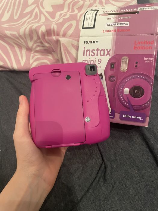 Instax Mini 9 – Limited Edition „Clear Purple” + pudełko