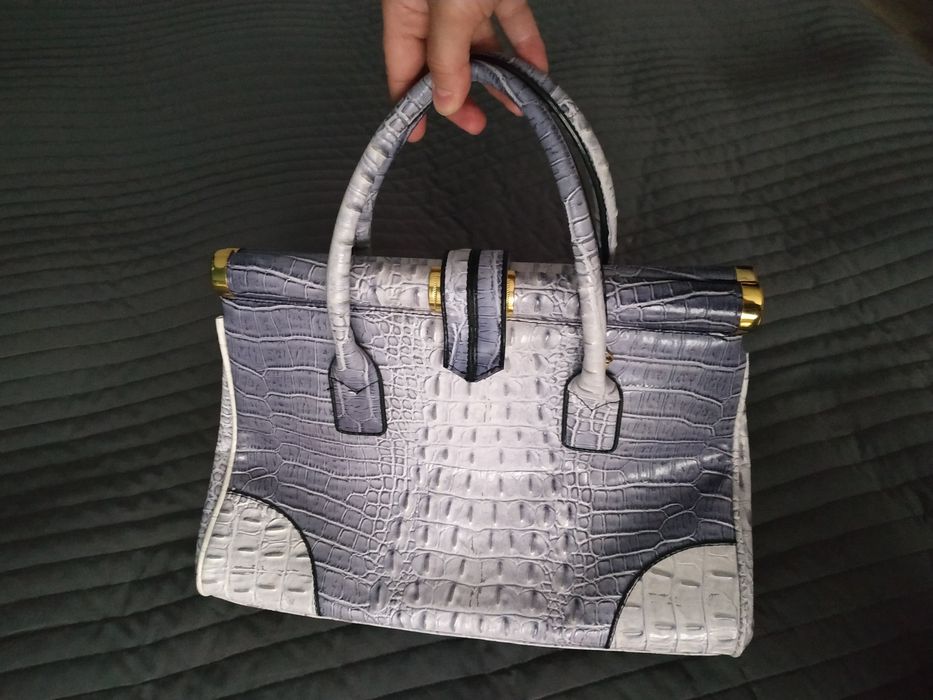 Torebka wzór wężowa skóra