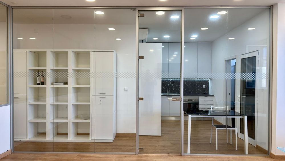 Vidros para divisórias de escritório