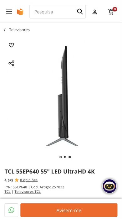 TCL 55EP640 55” 4K Smart TV