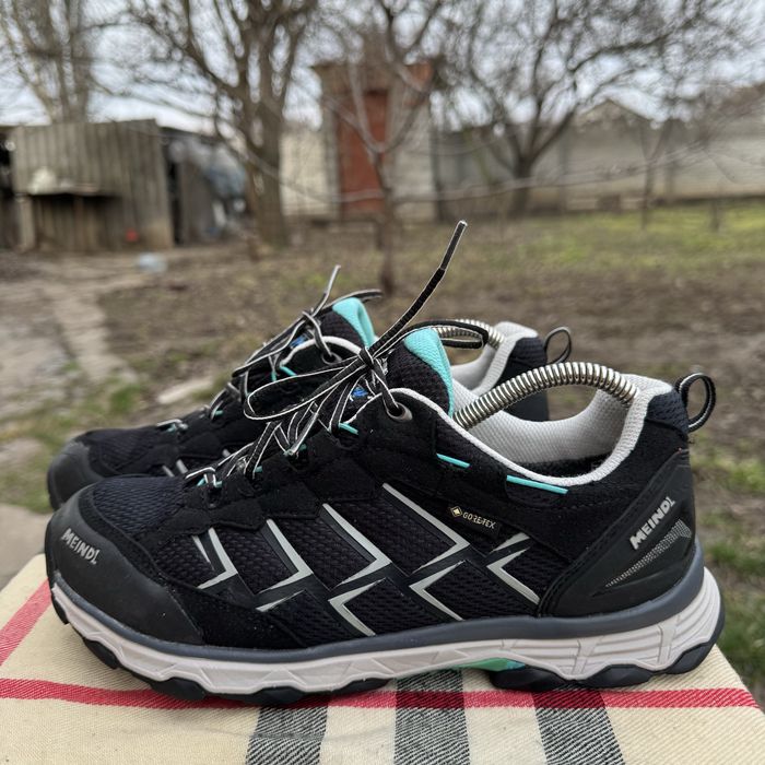 Трекинговые кроссовки Meindl Caribe Gore-Tex Black, Водонепроницаемые, 40 размер, Оригинал, Кросівки