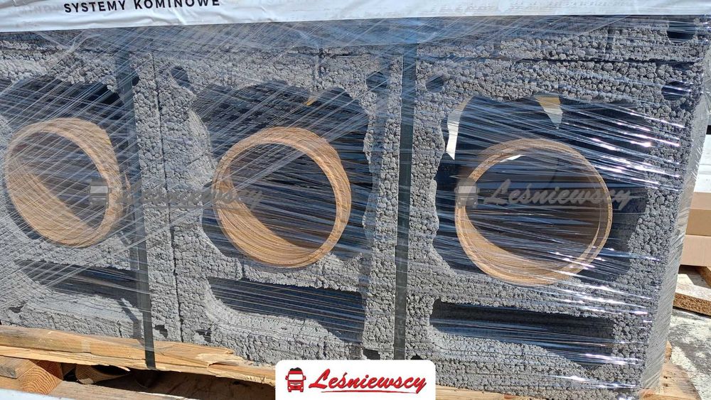 Ocieplony komin SYSTEM KOMINOWY ceramiczny 7m z wentylacją KURIER
