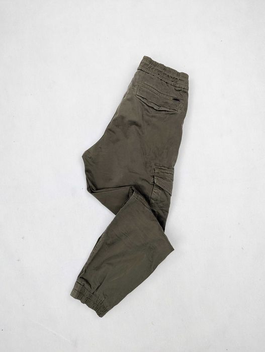 Hugo Boss zielone khaki spodnie bojówki S
