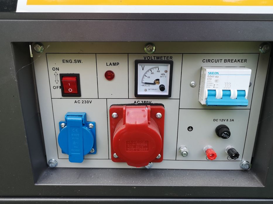 Agregat prądotwórczy 3 fazy 400v 230v