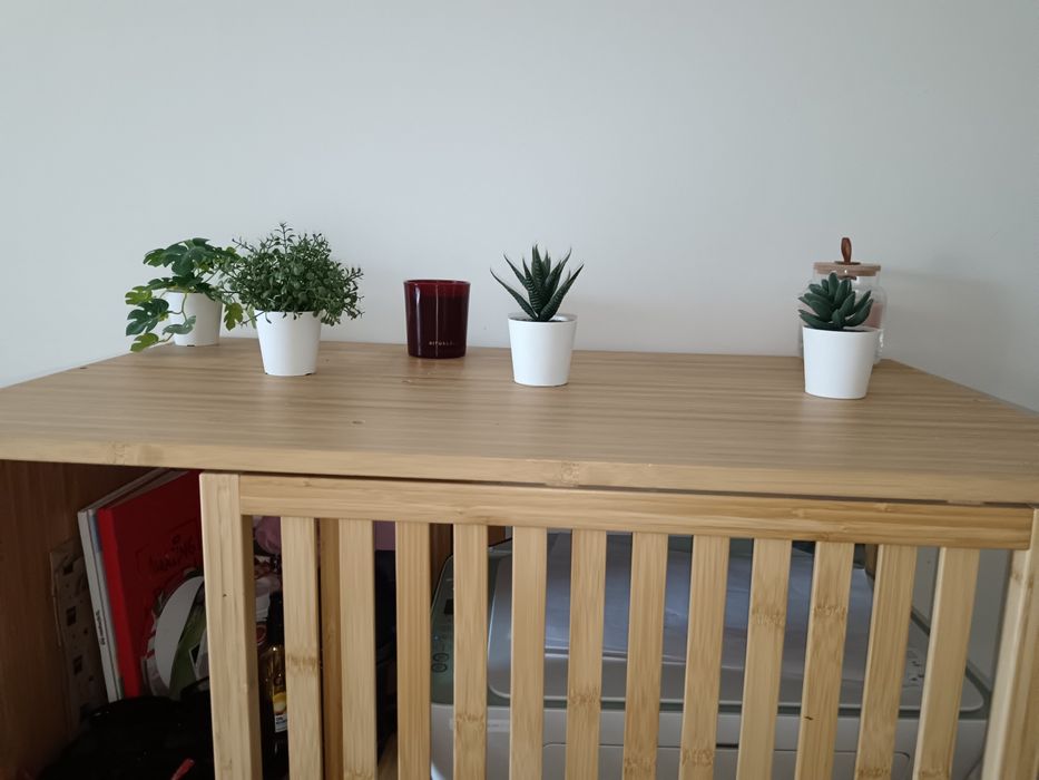 Móvel arrumação bambu Ikea