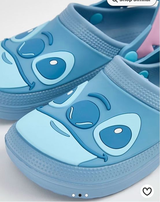 Шльопанці Стіч Stitch сабо крокс крокси Crocs 33 34 j2