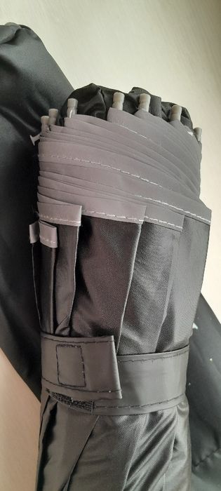 Зонт  автомат с фонариком и светоотражающим краем