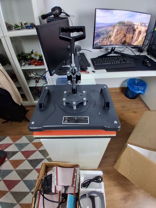 Máquina de estampagem Nunca usada.