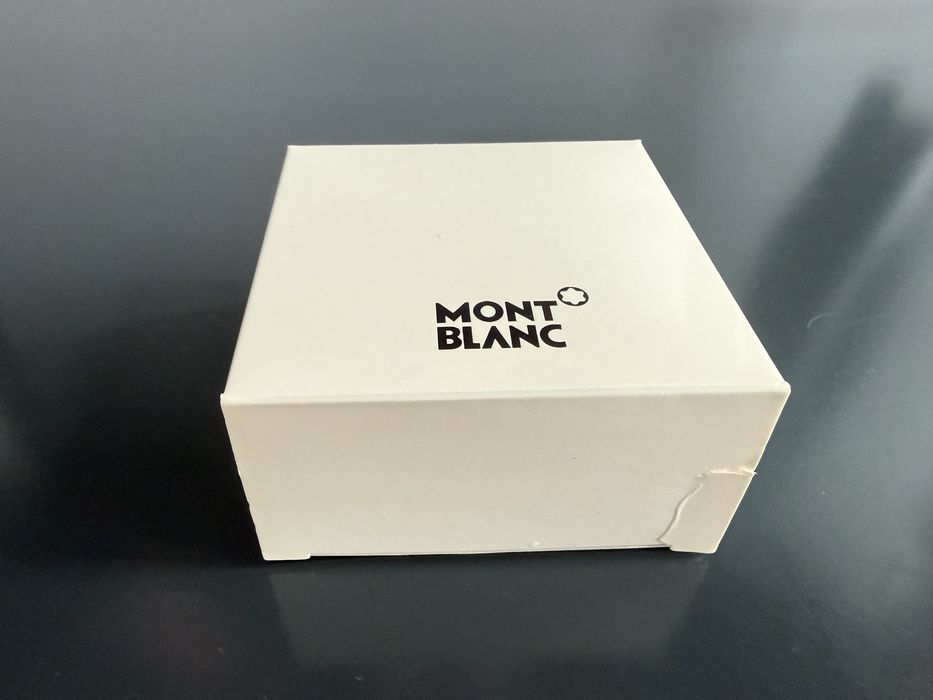 Оригінальні запонки Montblanc з чорними вставками /Нові/