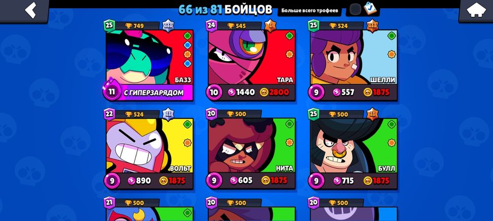 Продам акк в бравл старс