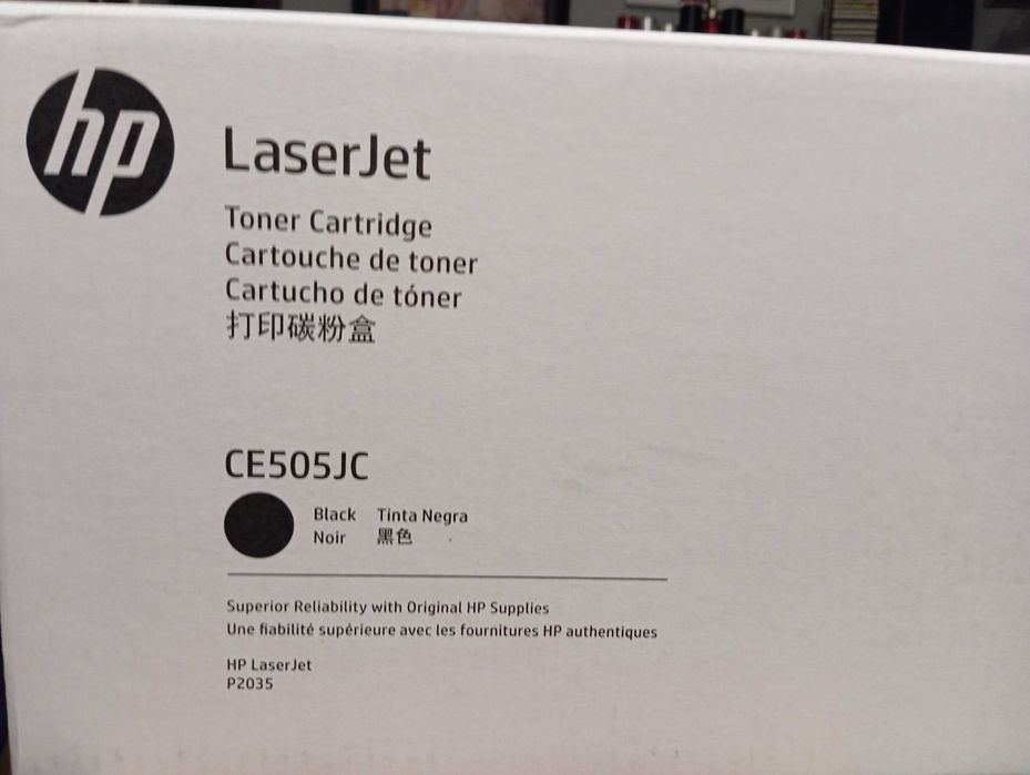 HP LaserJet oryginalny toner CE 505JC