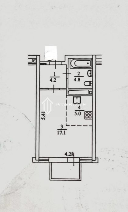 1-комнатная квартира по адресу бульвар Дружбы Народов (площадь 32 м²) - Atlanta.ua - фото 24