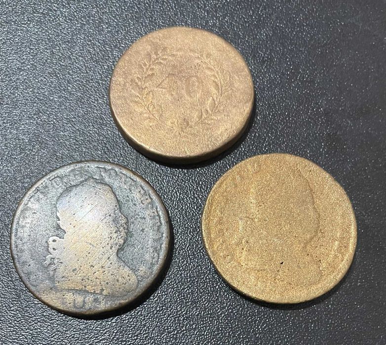 Numismatica - Lote de 3 Patacos