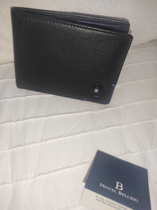 Carteira Masculina Miguel Bellido – Modelo 5204 | Couro, preta