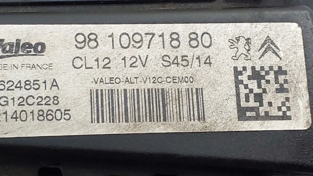 Alternador CITROËN C4 Cactus