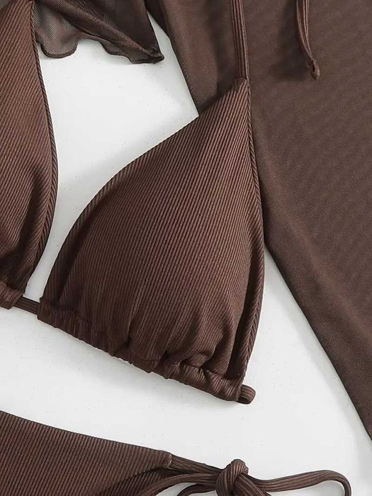 Купальник роздільний з накидкою