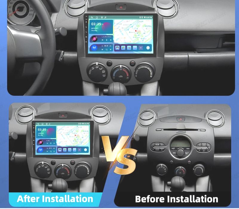 RÁDIO GPS ANDROID 13 MAZDA 2 07-15