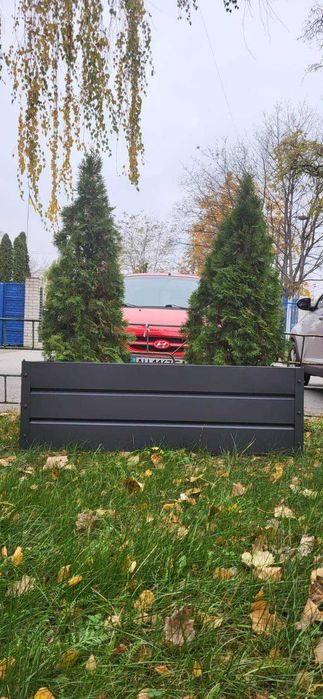 Грядки високі  садові теплі Тепла металева  высокая грядка  для квітів