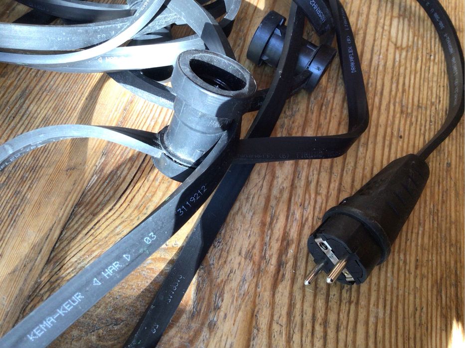 Profesjonalna girlanda żarówkowa/ ogrodowa 15 m lub 50 m