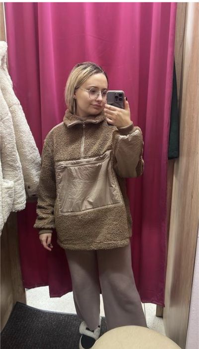 Шерпа анорак куртка кофта овчинка тедді тедди баранчик  HM