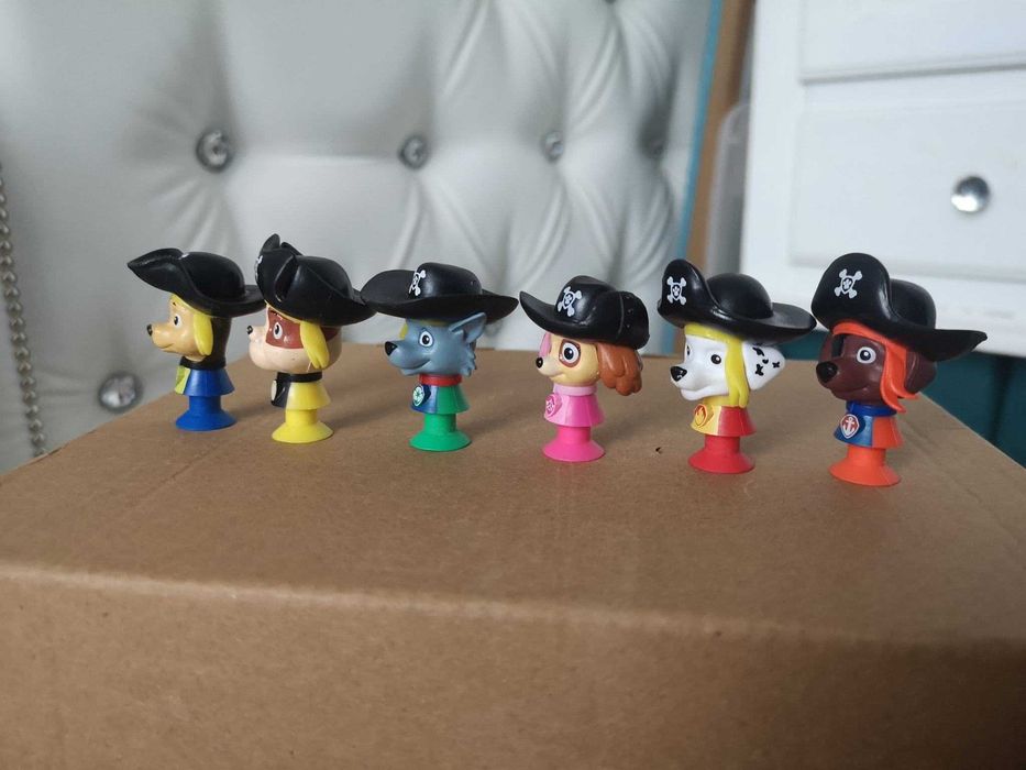 PSI patrol komplet zestaw figurek Miami pieski piraci na przyssawkach