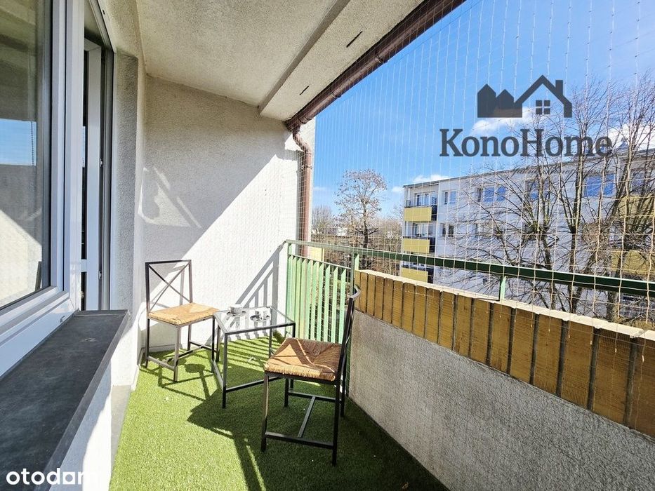 3 pokoje, balkon, klimatyzacja Centrum Lubonia