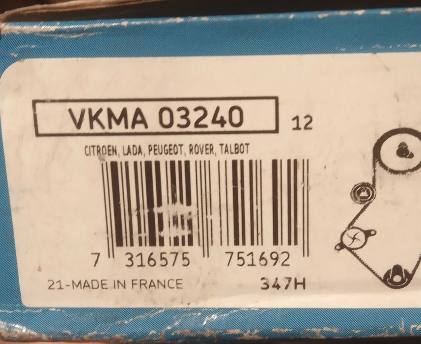 rozrząd SKF vkma 03240