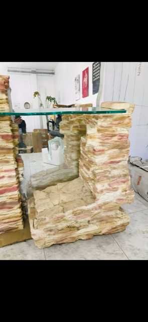 MOVEL de PEDRA com espelho  - Peça Única