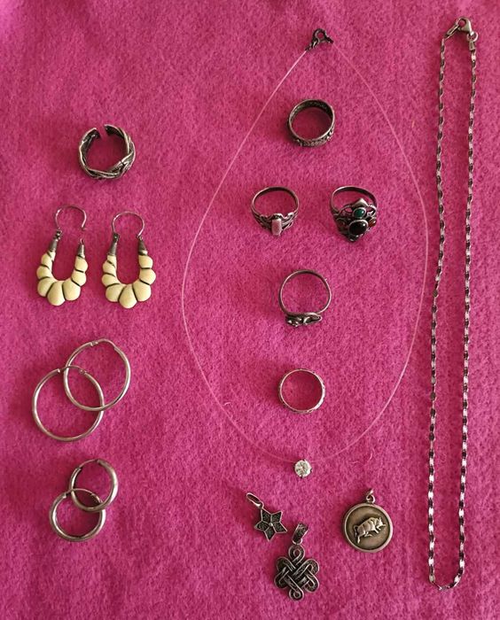 Anéis, Brincos e Fios Prata 925, a Partir de