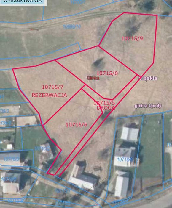 Sprzedam działkę budowlaną GLINKA o nr 10715/8. - Widok 2