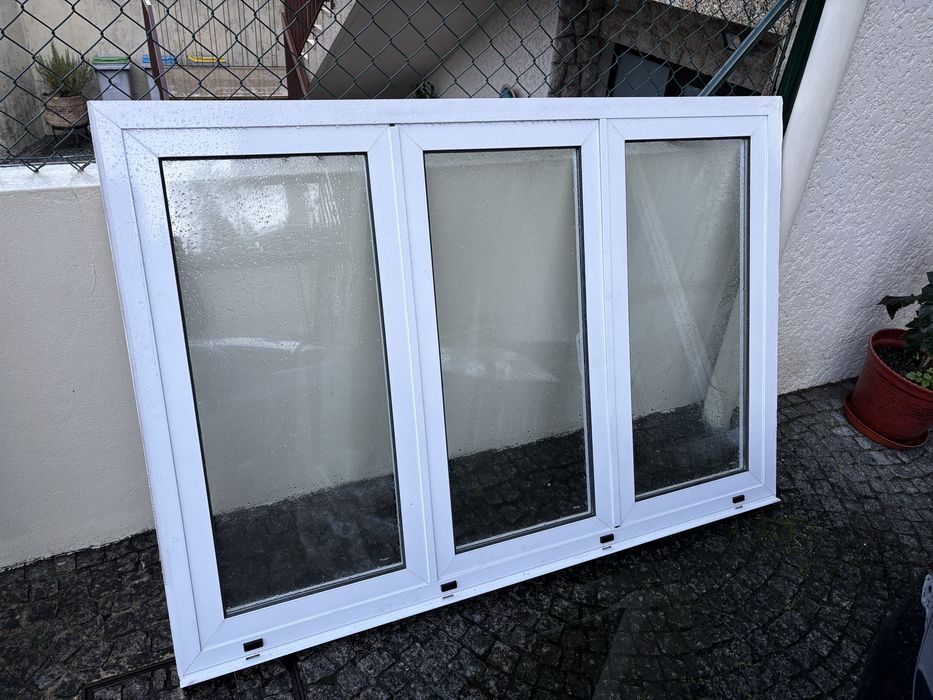 Janelas Aluminio 3folhas e 2folhas com vidro duplo Climair 95