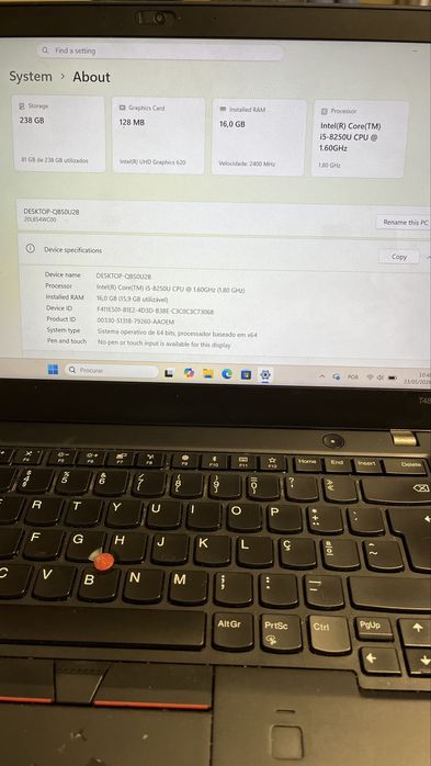 Pc Lenovo T 480 S