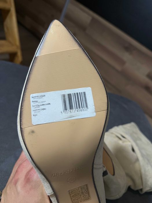 Skórzane Buty Damskie na Obcasie 4Th rozmiar 40
