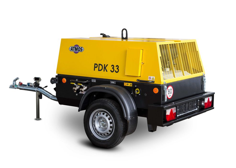 Передвижной дизельный винтовой компрессор ATMOS PDK 33