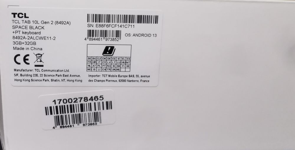 Tablet TCL TAB 10L Gen 2