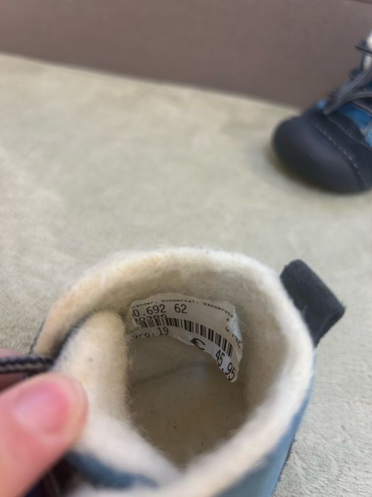 Дитячі замшеві черевики Primigi 19 розмір