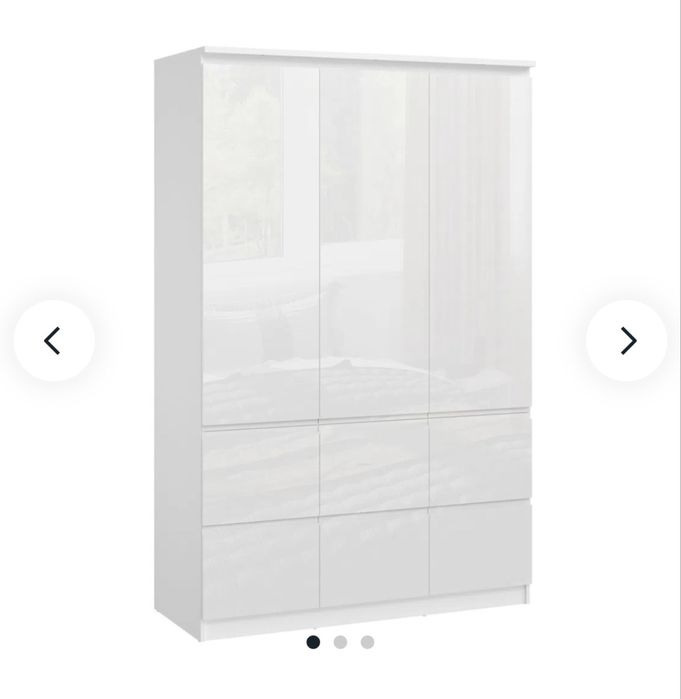 Szafa Boston biala połysk