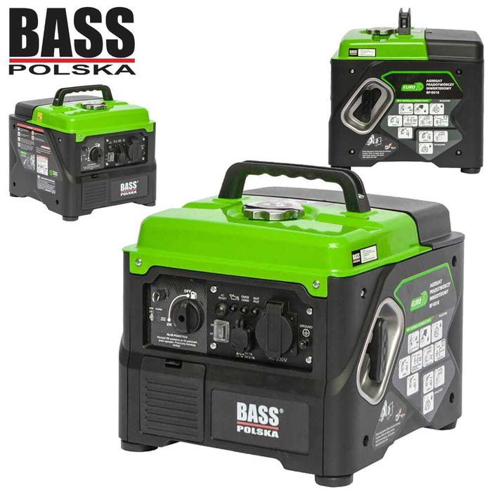 BASS POLSKA Agregat Prądotwórczy Generator Inwertorowy 1200w BP5018