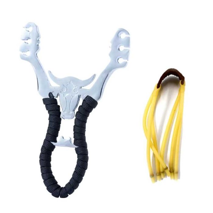 Потужна Рогатка "Буйвол" + зміцнена гумка + 20шт кульок