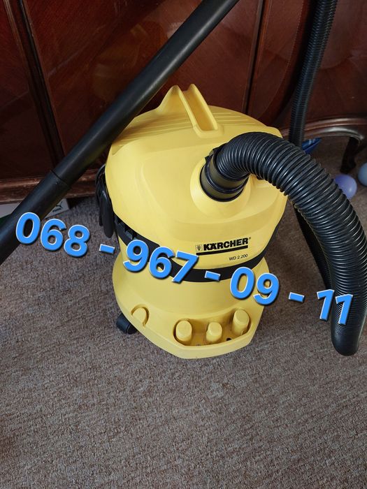 Пылесос строительный KARCHER щётки двигателя угольно - графитовые нужно заменить.