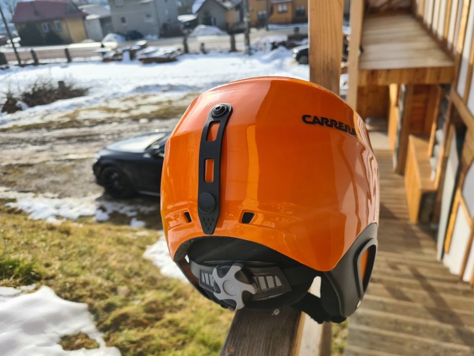 Kask Carrera narciarski pomarańczowy rozmiar 53 - 57 cm