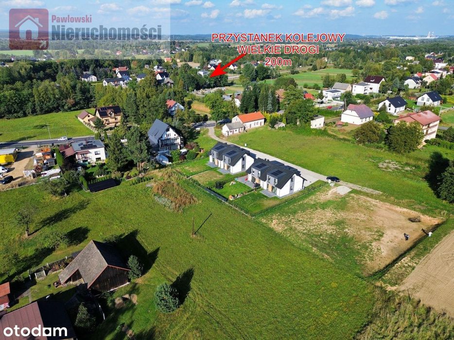 Bliźniak na działce 4 ary - oddany do użytkowania
