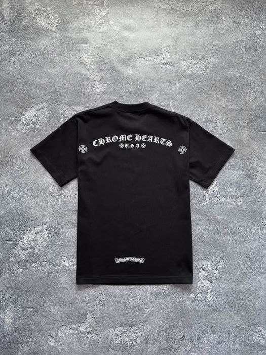 Футболка chrome hearts / off-white / supreme