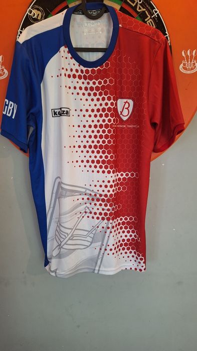 zestaw koszulek piłkarskich Budowlani Łódź, rugby, Keeza